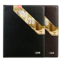 得力(deli)300袋(600枚)大容量活页硬皮名片册 办公名片卡包 黑色5794