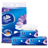 维达（Vinda） V2220 超韧系列软抽纸巾 150抽 3包/提