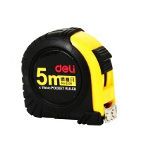 得力（deli）8208 全包胶钢卷尺 5m