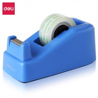 得力(deli)小号胶带座切割器封箱器(胶带宽度 ≤18mm) 蓝色811