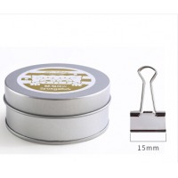 晨光米菲系列15mm银色铁盒装长尾夹 FBS92882