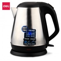 得力(deli)1.5L不锈钢电热水壶 办公家用自动断电热水壶/电水壶 0763