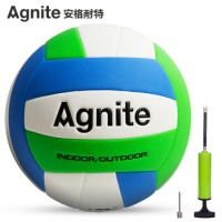 安格耐特（Agnite）F1252 5号PU软式贴皮排球 室内外通用教学比赛训练排球