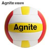 安格耐特（Agnite）F1253 5号PVC软式机缝排球 室内外通用教学比赛训练排球