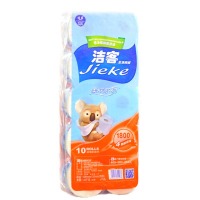 洁客（jieke）JK-2067 柔肤系列卷纸 4层 180g 10卷/提
