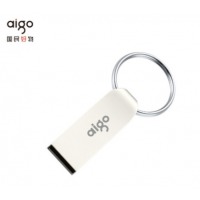 *爱国者（aigo）8GB USB2.0 U盘 U268迷你款 银色 金属车载U盘