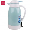 得力(deli)1.6L不锈钢真空内胆办公保温壶大容量会议保温瓶 蓝色8964
