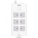 得力（deli） 插座接线板18206(6孔5米)