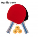 安格耐特（Agnite）横拍乒乓球拍 F2350对拍套装双面反胶双拍