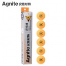 安格耐特（Agnite）乒乓球6只盒装1星 40mmF2391（W白色/Y黄色）