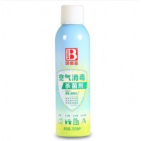 保赐利 空气杀菌消毒剂 便携式消毒剂 空气净化消毒 除异味 抗菌灭菌 酒精消毒液 清新空气 250ml