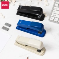 得力（deli） 0309 省力金属订书机 12号装订机可订25页标准订书器 金属款-黑色