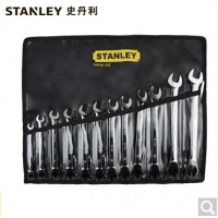 史丹利STANLEY 12件公制棘开两用快扳套装 梅花开口棘轮工具汽修双头呆扳手 TK924-23C 可定制