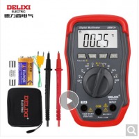 德力西电气（DELIXI ELECTRIC）数字万用表家用智能防烧背光数显高精度测温仪多用表电流表万能表DEM12+