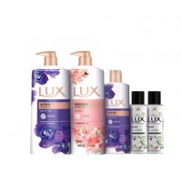 力士(LUX)精油香氛沐浴露 幽莲1kg+樱花1kg送幽莲350g+小苍兰或慕爱100gx