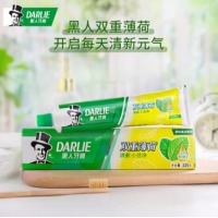  黑人（DARLIE）双重薄荷牙膏225g 清新口气 防蛀固齿 口腔清洁