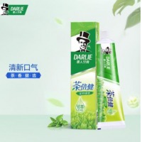 黑人（DARLIE）茶倍健龙井绿茶牙膏140g 含初萃茶多酚