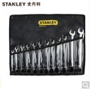 史丹利STANLEY 12件公制棘开两用快扳套装 梅花开口棘轮工具汽修双头呆扳手 TK924-23C 可定制
