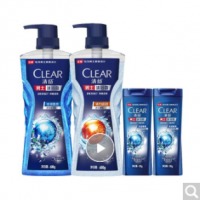 清扬（CLEAR）活力运动沐浴露600g+100g赠冰凉酷爽600g+100g 清爽去油香氛男士沐浴露套装