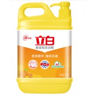 立白 新金桔洗洁精大桶装4kg/瓶 酒店饭店批发 餐饮食堂洗碗囤货适用 快速去油 不伤手