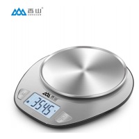 香山 厨房秤 家用烘焙秤电子秤厨房称 0.1g精准不锈钢珠宝称 EK518（银色）