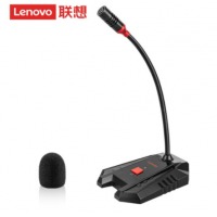 联想（Lenovo）电脑麦克风 桌面电容麦 会议鹅颈式有线网上授课培训开会语音聊天话筒 PCM102S