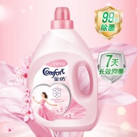 金纺 衣物柔顺剂 护理剂 柔软留香防静电 淡雅樱花香味4L