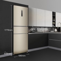 海尔 （Haier）252升风冷无霜三门冰箱中门全温区变温DEO净味系统 环保材质 BCD