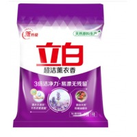 立白超洁薰衣香洗衣粉 不伤衣更柔顺源自天然棕榈油精华 立白薰衣香洗衣粉900g*1袋