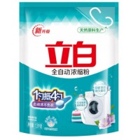 立白洗衣粉2.6斤（清新香柠）全自动浓缩无磷型 植物清香 低泡易漂洗 一勺抵4勺