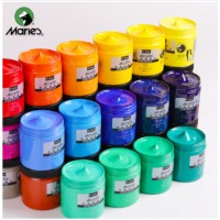 马利丙烯颜料300ml钛白 大瓶装墙绘手绘彩绘饰品学生丙烯画颜料套装 防水不掉色丙烯套装A