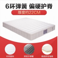 富安娜床垫 偏硬款弹簧床垫 邦尼尔精钢6环弹簧床垫 两面可用1.8m双人床垫 邦尼尔弹簧22厘米厚 180*200cm
