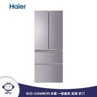 海尔（Haier） BCD-336WBCM 冰箱 一级能效 变频 彩晶玻璃面板 霞光 多门
