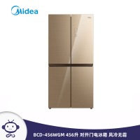 美的（Midea）BCD-456WGM 456升十字对开门风冷无霜 家用电冰箱