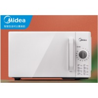 美的（Midea）快捷家用微波炉 多能菜单一键启动 多角度反射内胆 电子除味杀菌20升 白