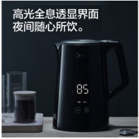 美的（Midea）电水壶电热水瓶烧水壶开水壶304不锈钢智能控温双温度显示全钢电热水壶MK-SH15Power508b