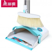 美丽雅（MARYYA）防风梳齿型大扫把套装扫地 笤帚聚拢型簸箕组合两件套 居家2件套【聚笼梳齿套扫】