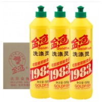 *金鱼洗涤灵 500g瓶 单瓶装  24瓶/箱