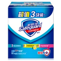 舒肤佳香皂115g * 12块套装 纯白清香+柠檬清新+芦荟水润 *4 温和洁净 (新老包