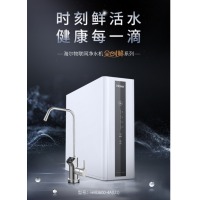 海尔（Haier）零陈水600G净水器净水机家用RO反渗透无桶大通量双出水纯水机母婴直饮A