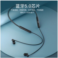 索爱（soaiy）X5挂脖式运动无线蓝牙耳机 颈挂式超长续航 跑步入耳式音乐耳机 适用于苹果华为安卓耳麦 黑色