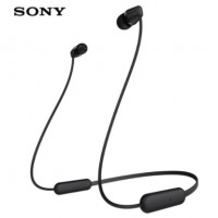 索尼（SONY） WI-C200 无线入耳式立体声耳机 手机耳机 颈挂线控 黑色