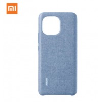 小米11 原厂素皮仿织保护壳 牛仔蓝【适用于小米11素皮版】红米redmi手机壳