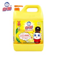 白猫 柠檬红茶洗洁精5kg（10斤） A类食品级去油祛味红茶香 自营洗洁精 洗涤灵 洗洁剂