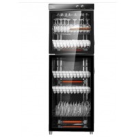 美的（Midea）300-02保洁柜家用立式 300L大容量商用 碗筷餐具碗柜红外线中温消
