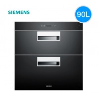 西门子（SIEMENS）90升家用嵌入式碗筷餐具厨房消毒柜 臭氧紫外线高温三重消毒HS22