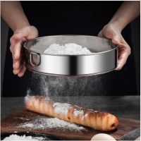 美厨（maxcook）面粉筛 304不锈钢单层网筛糖粉筛超细面粉筛子20CM 烘焙工具厨房小工具MCPJ466