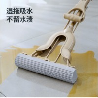 美丽雅 胶棉拖把 家用免手洗对折懒人海绵墩布吸水拖布