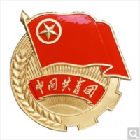 唐帆 大礼堂旗套装办公会议 大型悬挂党徽新款团徽铝合金  悬挂团徽80cm