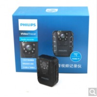 飞利浦（PHILIPS）VTR8100 执法取证 便携音视频 执法记录仪 1080P高清红